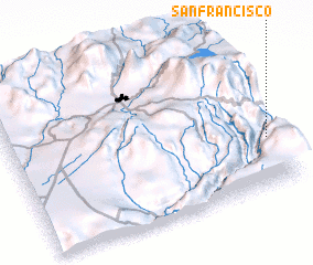 3d view of San Francisco