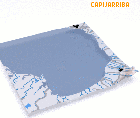 3d view of Capiú Arriba