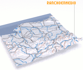 3d view of Rancho en Medio