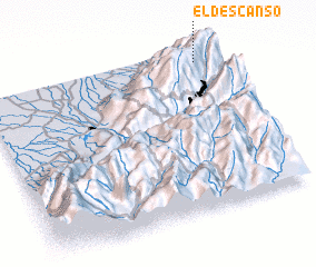 3d view of El Descanso