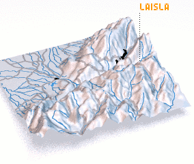 3d view of La Isla