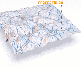 3d view of Ccaccachupa