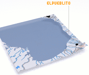 3d view of El Pueblito