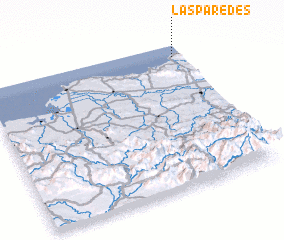 3d view of Las Paredes