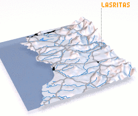 3d view of Las Ritas