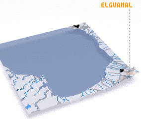 3d view of El Guamal