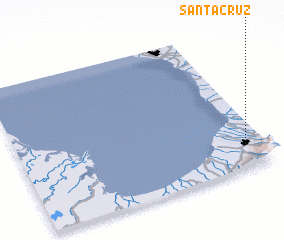 3d view of Santa Cruz