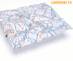 3d view of Carmen Alto