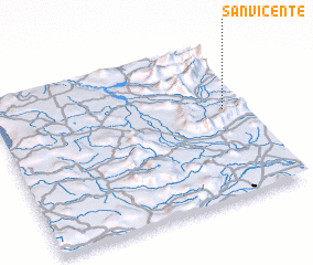 3d view of San Vicente