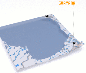 3d view of Guayana