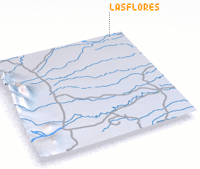 3d view of Las Flores