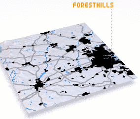 3d view of Forest Hills