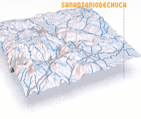 3d view of San Antonio de Chuca