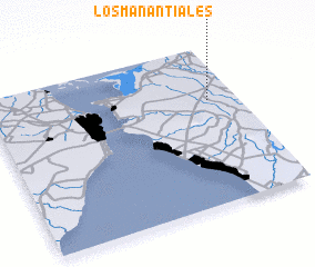 3d view of Los Manantiales