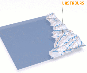 3d view of Las Tablas