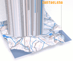 3d view of Santa Elena