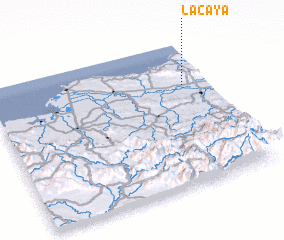 3d view of La Caya