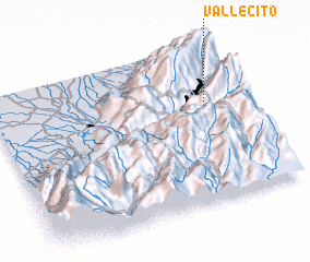 3d view of Vallecito