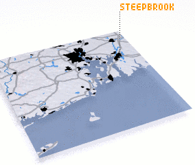 3d view of Steep Brook