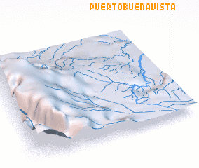 3d view of Puerto Buena Vista