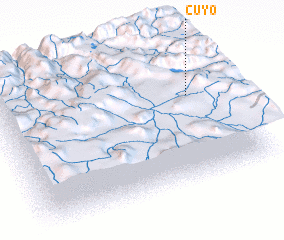 3d view of Cuyo