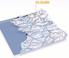 3d view of El Cajón