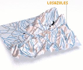 3d view of Los Azules