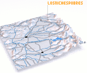 3d view of Los Niches Pobres