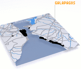 3d view of Galápagos