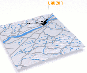 3d view of Lauzon