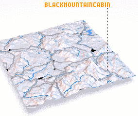 3d view of Black Mountain Cabin