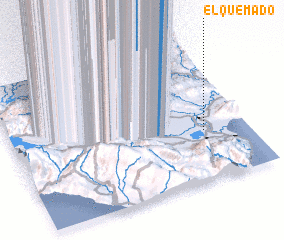 3d view of El Quemado