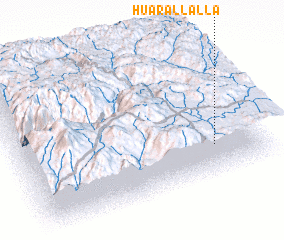 3d view of Huarallalla