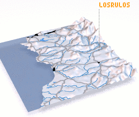 3d view of Los Rulos