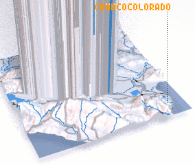 3d view of Charco Colorado