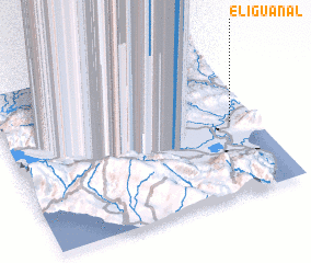 3d view of El Iguanal