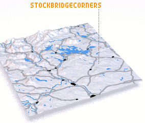 3d view of Stockbridge Corners