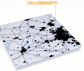 3d view of Fuller Heights