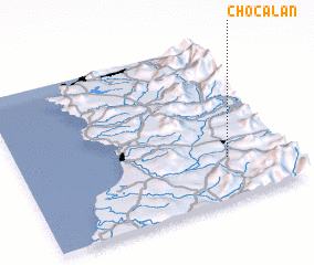 3d view of Chocalán