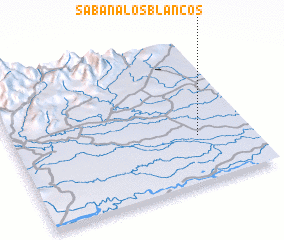 3d view of Sabana Los Blancos