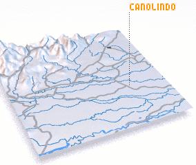 3d view of Caño Lindo