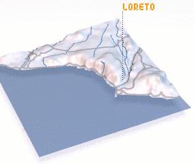 3d view of Loreto