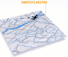 3d view of Saint-Sylvestre