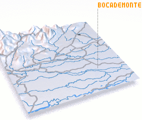 3d view of Boca de Monte