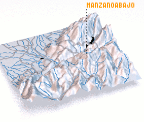 3d view of Manzano Abajo