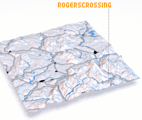 3d view of Rogers Crossing