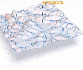 3d view of Rosas Pata