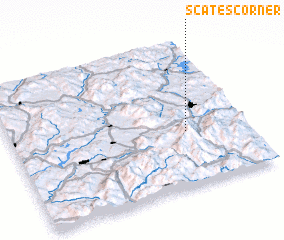 3d view of Scates Corner