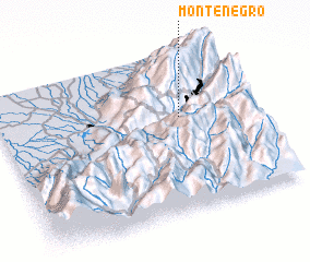 3d view of Monte Negro