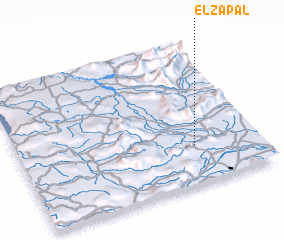 3d view of El Zapal